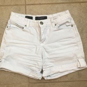 Nine West White Denim Shorts